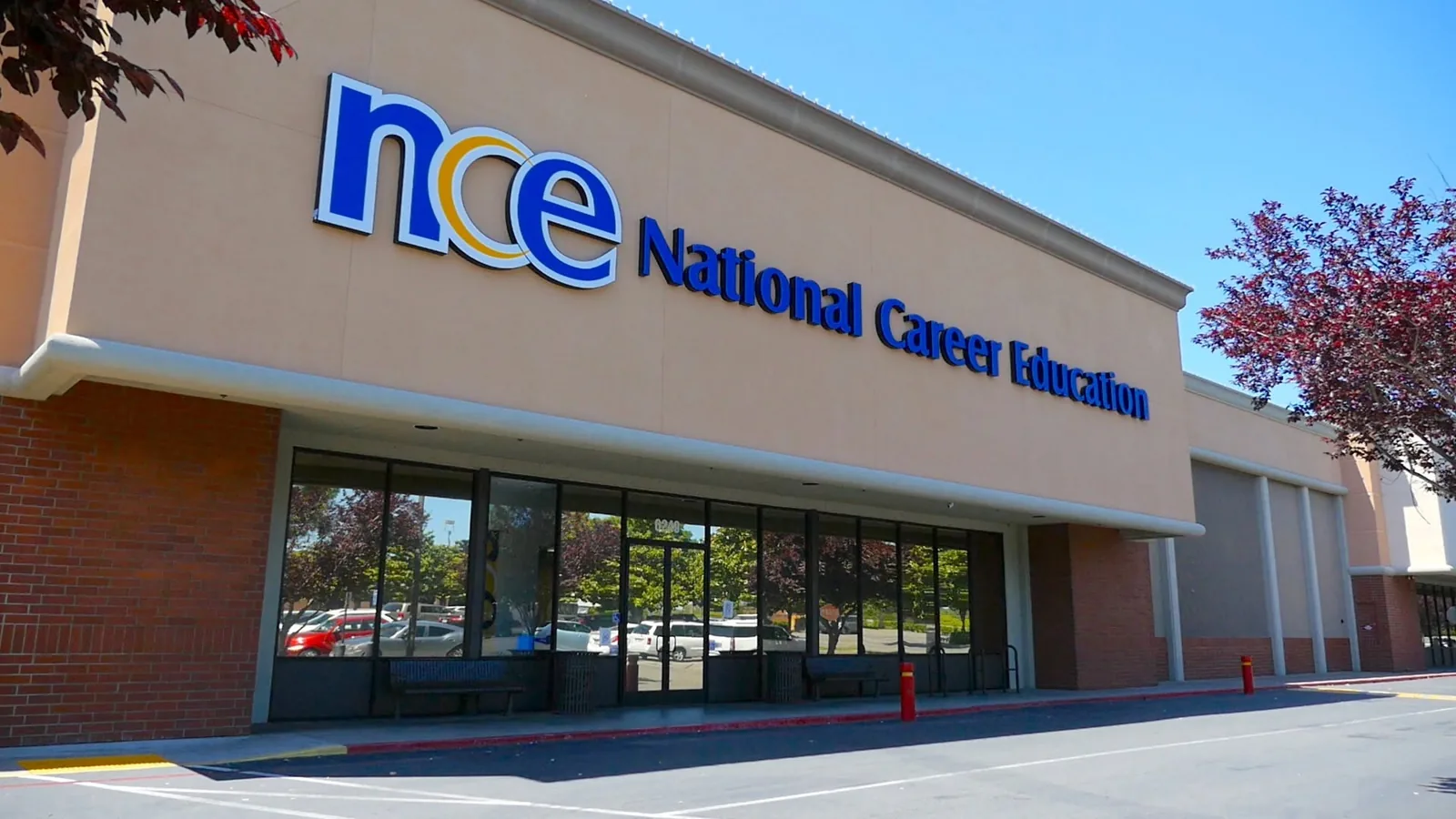 Exterior of National Career Education's Citrus Heights campus at 6249 Sunrise Boulevard