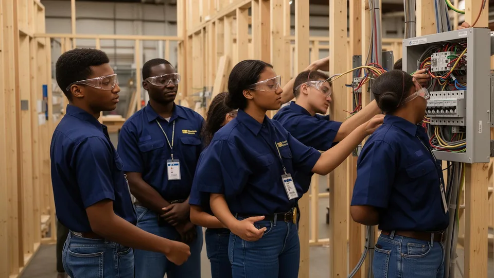 Electrician training program at National Career Education - hands-on career training in Citrus Heights, CA