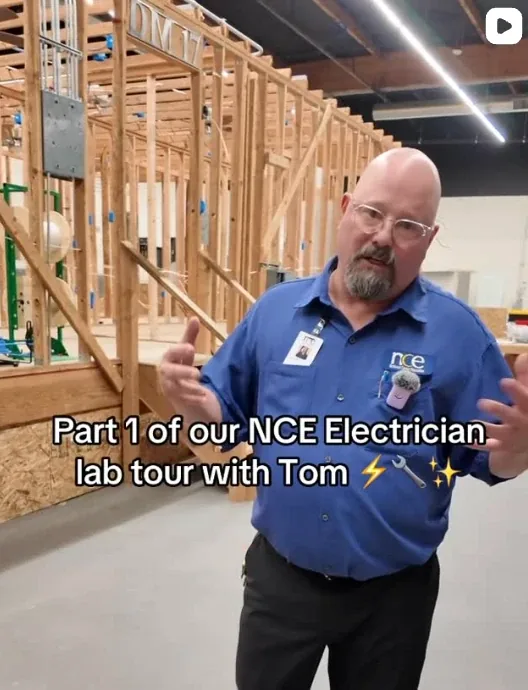 NCE Electrician program lab tour